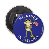 No Kings in America Anti-Trump Protest Large Bottle Opener
