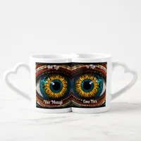 See Eye to Eye: Fun Cute  Coffee Mug Set