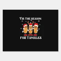 Tis Season For Tamales Mexican Christmas Modern Sign