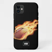 Monogrammed Rugby Case-Mate iPhone Case