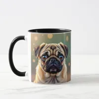 Adorable Pug Close up | Cute Dog Personalized Mug
