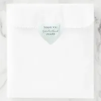 Light Ice Blue Crystal Wedding Thank You Favor Tag