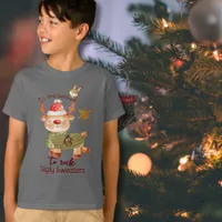 Tis the Season to Rock Ugly Sweaters Reindeer 