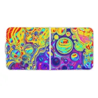 Modern Abstract Digital Fluid Art  Beer Pong Table