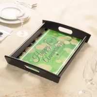 Elegant 66th Titanite Wedding Anniversary Serving Tray