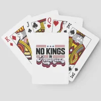 No Kings In America USA Retro Classic Poker Cards