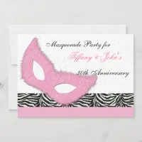 Fun Masquerade party Invitation