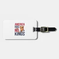 No Kings In America Funny America Has No King Poli Luggage Tag