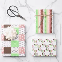 Boho Earthy Warm Colors Birthday   Wrapping Paper Sheets