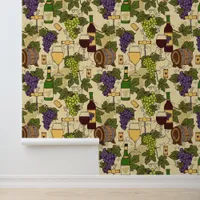 Winery Vineyard Grapevines and Wine Bar Wallpaper