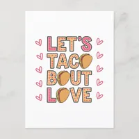 Let's Taco Bout Love Postcard