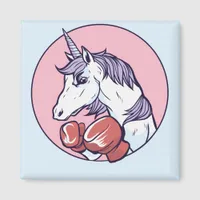 Boxing Unicorn Magnet