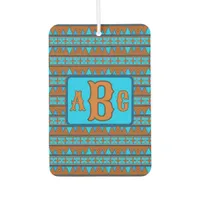 Southwest Mountain Peaks Turquoise Personalized Air Freshener