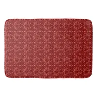 Vintage Red Bath Mat