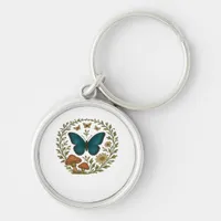 Goblincore Butterfly Fairycore Botanical Apparel C Keychain