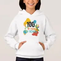 100 Days of School Vibrant School Supplies Design Hoodie