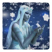 Beautiful Snow Queen Trivet