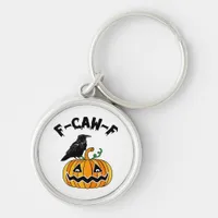 Funny Gothic Crow Humor F-Caw-F Essential Keychain