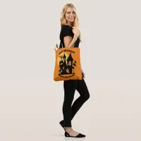 Haunted House Halloween  Tote Bag