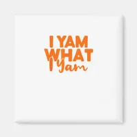 I Yam What I Yam Sweet Potato Thanksgiving Couple  Magnet