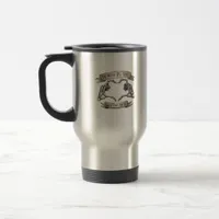 Heartagram Death Is Classic Skeleton Hand Heart Travel Mug