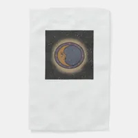 Whimsigoth Moon Print Garden Flag
