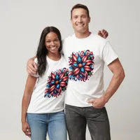 Floral 4th of July T-Shirt