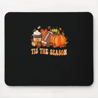 Pumpkin Spice Football Tis The Season Mouse Pad