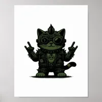 Whimsigoth Cyborg  Vintage Art Design Classic Poster