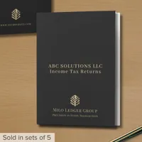 Modern Tax Return Folders for Clients