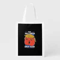 Trumpkin Halloween Pupmkin Classic Grocery Bag