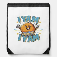 I Yam What I Yam Thanksgiving Cozy Vibe Drawstring Bag