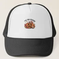 Tis The Season Football Retro Clean Design Trucker Hat