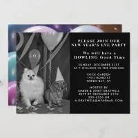 New Year’s Eve Party Dogs and Balloons Invitation