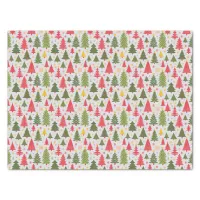 Multicolor Christmas Tree Tissue Paper