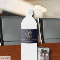 Custom Water Bottle Labels for Law Firm