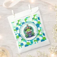 Cute Frog Themed Boy's Birthday Thank You Favor Bag