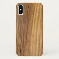 Faux Finished Barn Wood iPhone X Case