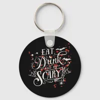Savage Halloween Spooky Aesthetic Graphic Style Keychain