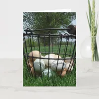 Basket of Eggs Card