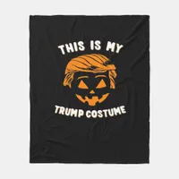 This Is My Costume - Trumpkin  Fleece Blanket