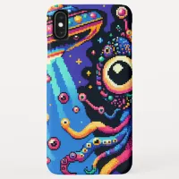 UFO and Alien Pixel Art iPhone XS Max Case