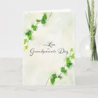 Grandparents Day for Both Green English Ivy Card