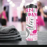 Born to Dance Pink Gray ID277 Thermal Tumbler