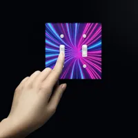 Neon Tunnel Light Switch Cover