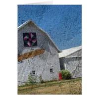 Barn With Corn and a Barn Quilt