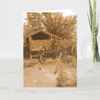 Behind the Barn Card