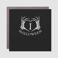 Heart Halloween Skeleton Hand Costume Men Women Ki Car Magnet