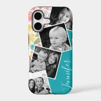 Floral Instagram Filmstrip Photo Collage Custom  iPhone 17 Case