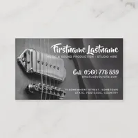 Strings Studio Guitar GreyAZ Business card